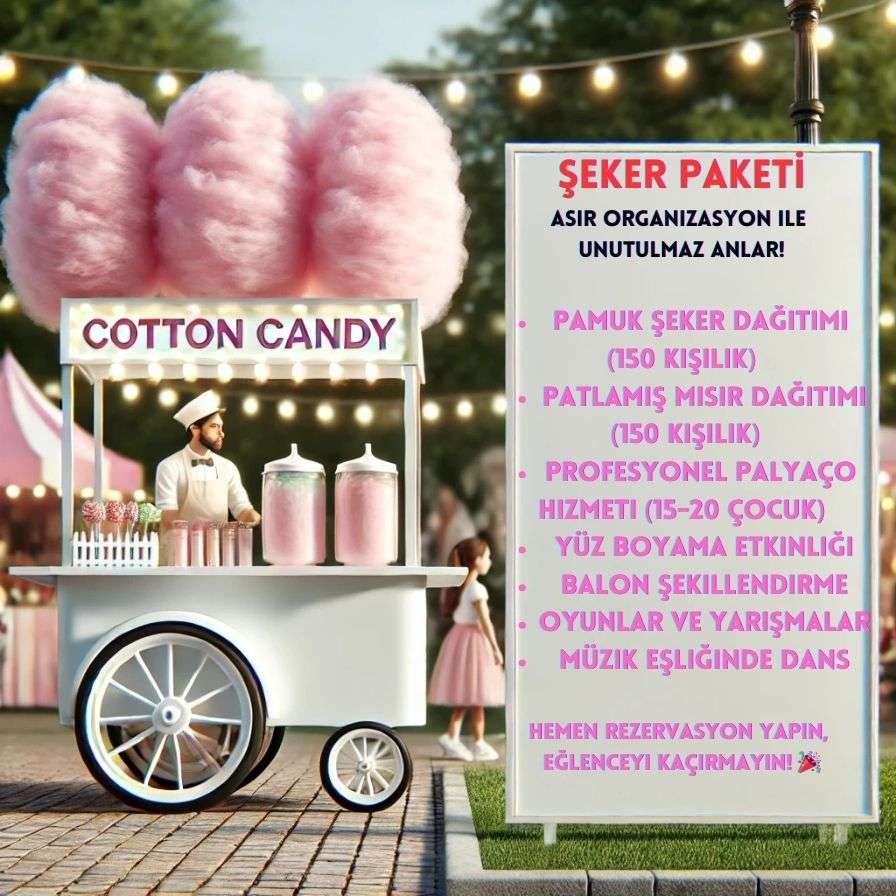 Pamuk Şeker Arabası Kiralama Pamuk Şeker Arabası Kiralama