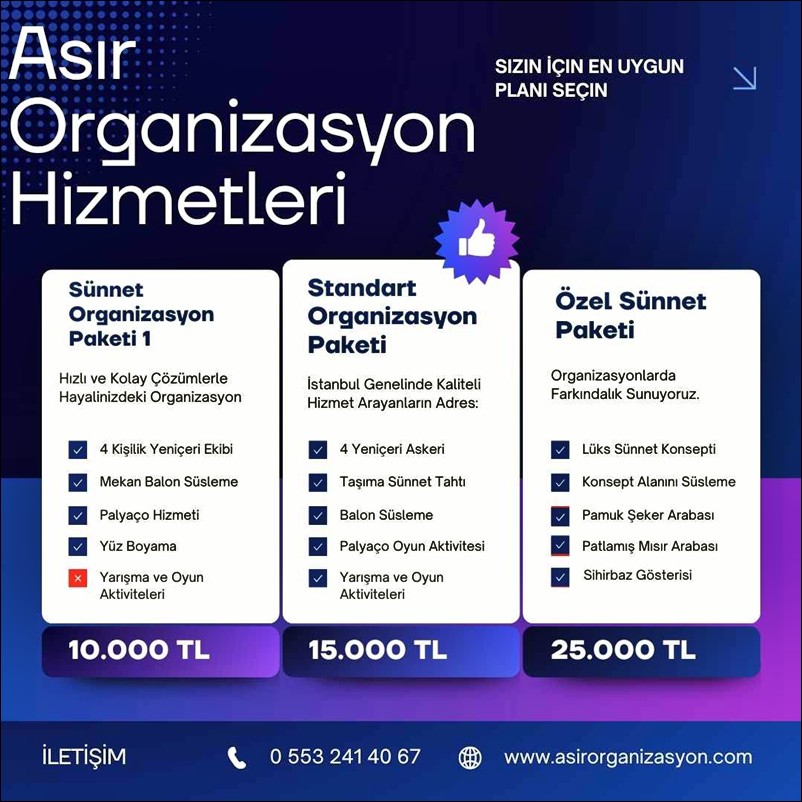 Sünnet Organizasyon Fiyatları Sünnet Organizasyon Fiyatları